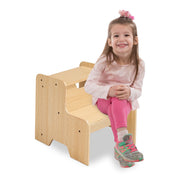 Wooden Step Stool - Natural V0