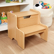 Wooden Step Stool - Natural V0