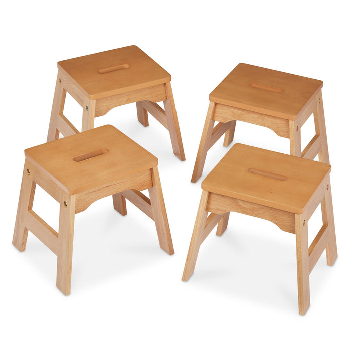 Wooden Stools – Set of 4 C2