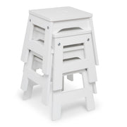 Wooden Stools – Set of 4 D3