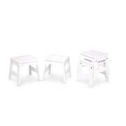 Wooden Stools – Set of 4 D3