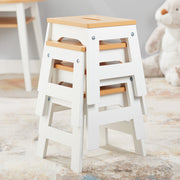 Wooden Stools – Set of 4 G7