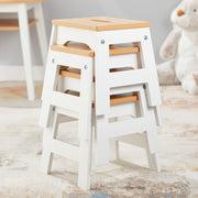 Wooden Stools – Set of 4 G7