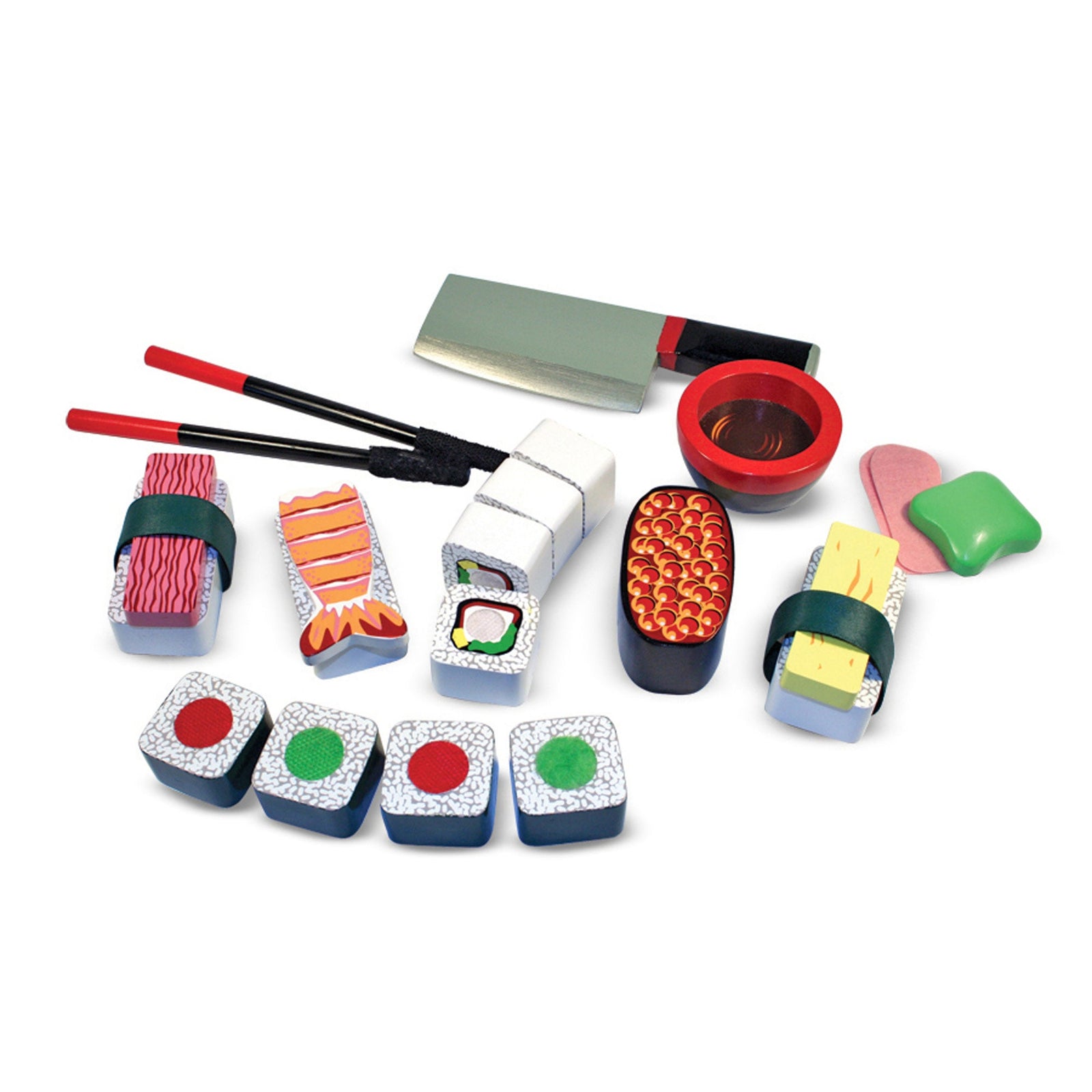Wooden Sushi Slicing Play Set Y3