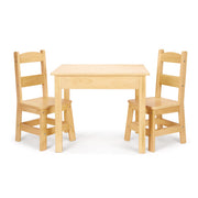 Wooden Table & Chairs - Natural G9