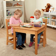 Wooden Table & Chairs - Natural G9