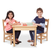 Wooden Table & Chairs - Natural G9