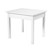 Wooden Table & Chairs - White C1