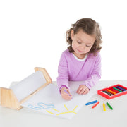 Wooden Tabletop Paper Roll Dispenser Z0