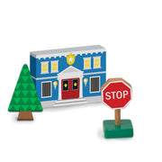 Wooden Town Play Set B4