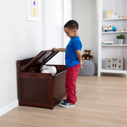 Wooden Toy Chest (Espresso) Y5