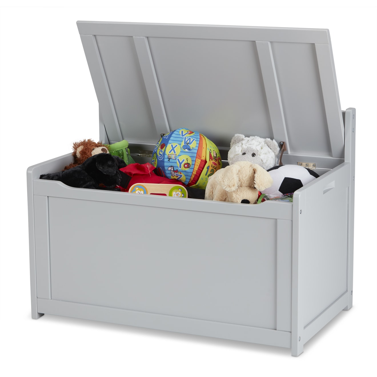 Wooden Toy Chest (Gray) A7