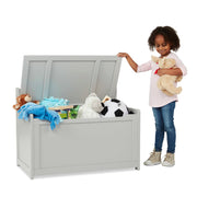 Wooden Toy Chest (Gray) A7