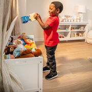Wooden Toy Chest (White) W3