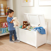 Wooden Toy Chest (White) W3