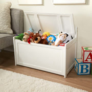 Wooden Toy Chest (White) W3