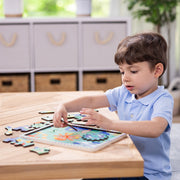 Wooden Underwater Gear Puzzle – 18 Pieces B4