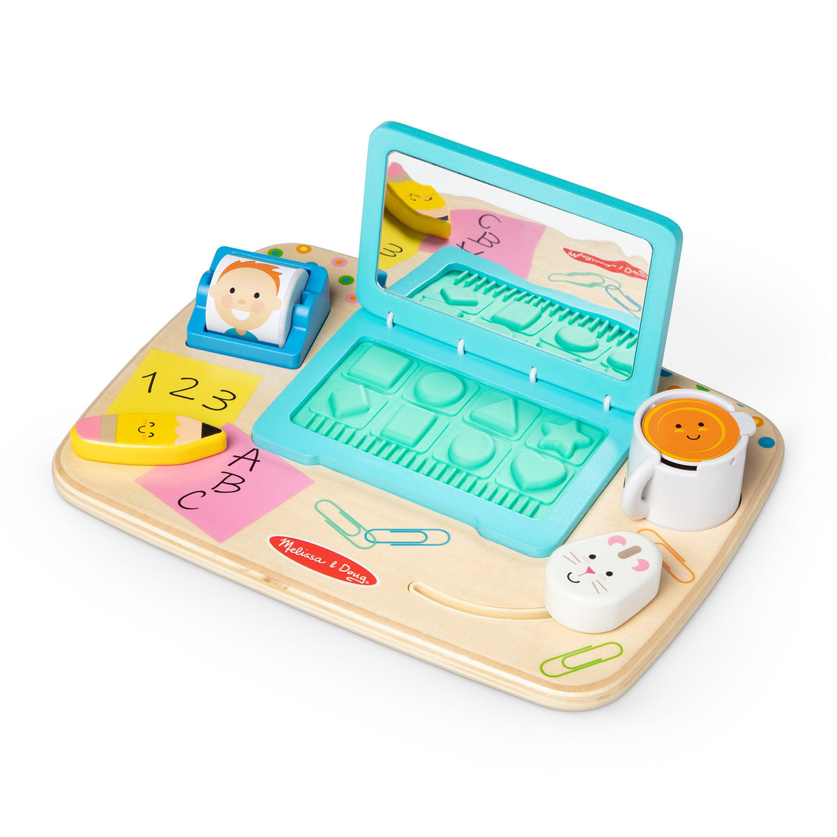 Wooden Work & Play Desktop Activity Board Z1