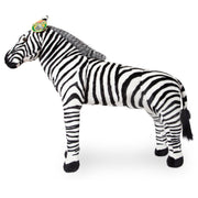 Zebra Lifelike Plush Stuffed Animal W2