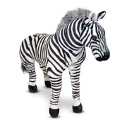 Zebra Lifelike Plush Stuffed Animal W2