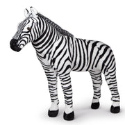 Zebra Lifelike Plush Stuffed Animal W2