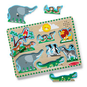 Zoo Animals Sound Puzzle - 8 Pieces G7