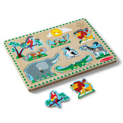 Zoo Animals Sound Puzzle - 8 Pieces G7
