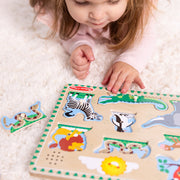 Zoo Animals Sound Puzzle - 8 Pieces G7